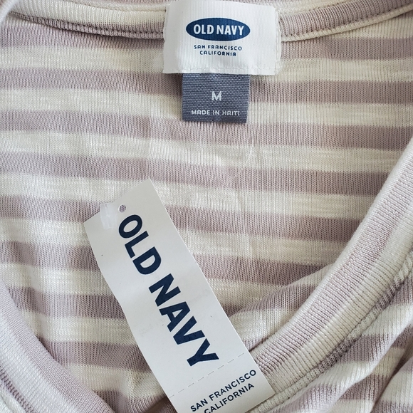 Old Navy Long Sleeve Striped Tunic with Slits, M - Picture 5 of 6